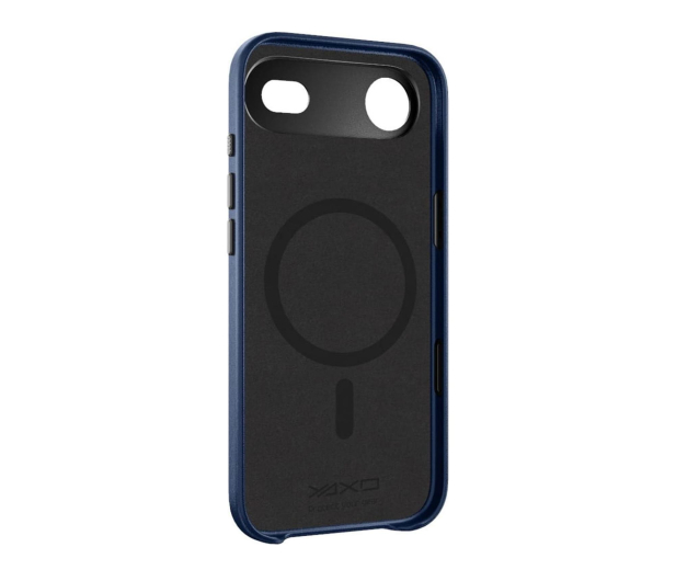 YAXO Leather Gear Slim Case MagSafe iPhone 17 Air Dusky Blue - 1455904 - zdjęcie 3
